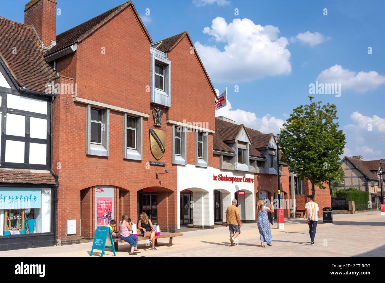 The Shakespeare Centre, Henley Street, Stratford-upon-Avon, Warwickshire, England, United Kingdom Stock Photo