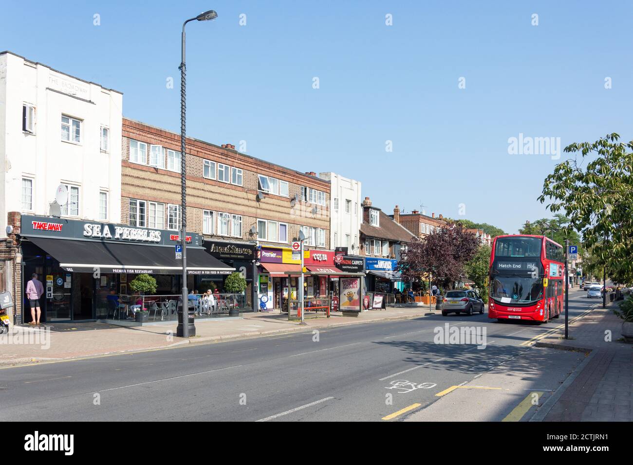 The Broadway, Hatch End, London Borough of Harrow, Greater London, England, United Kingdom Stock Photo