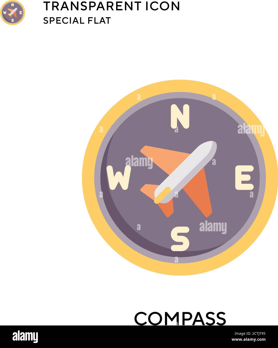 Dead tree detailed circular flat vector icon. Vector isolated concept ...
