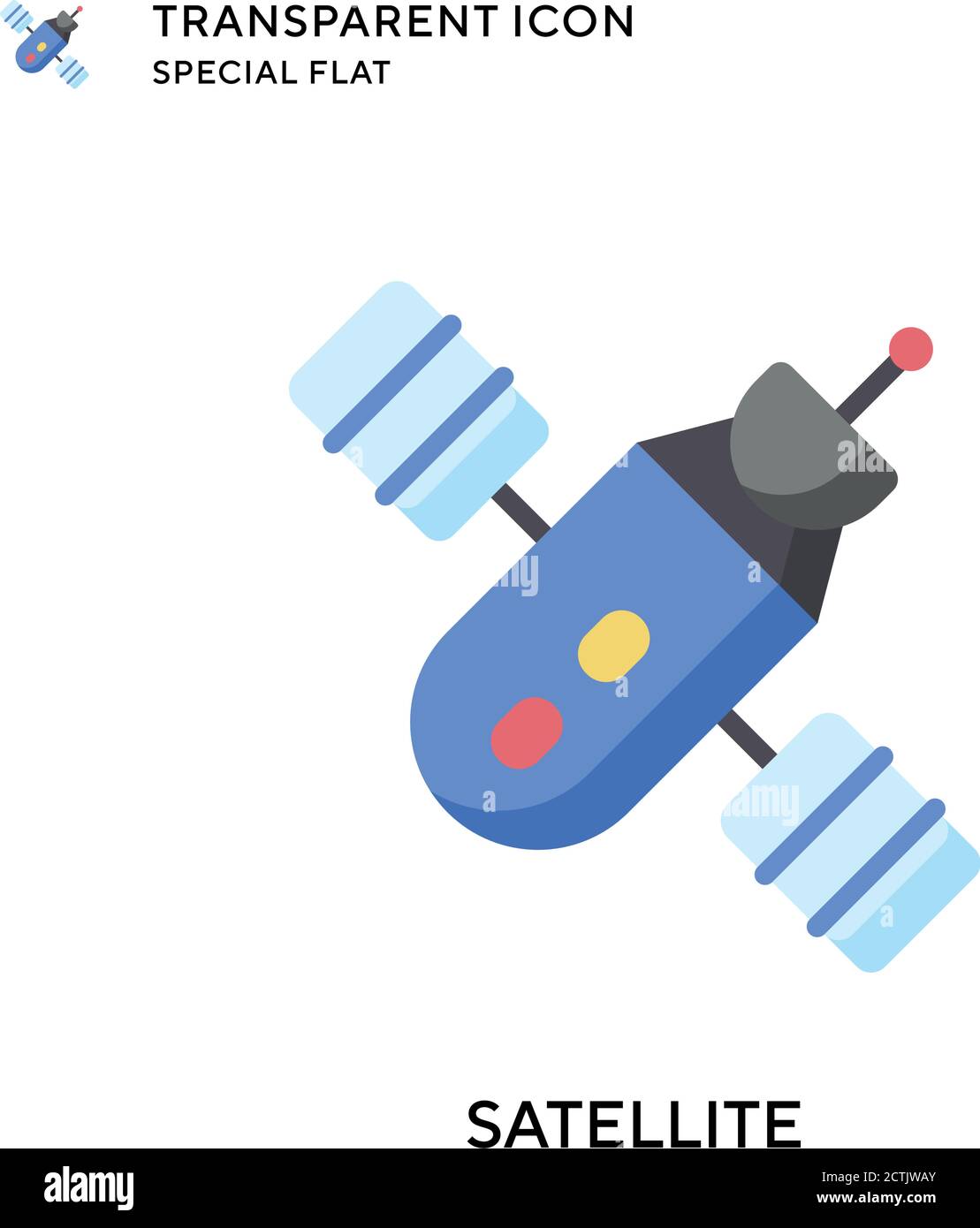 Guide detailed circular flat vector icon. Vector isolated concept ...