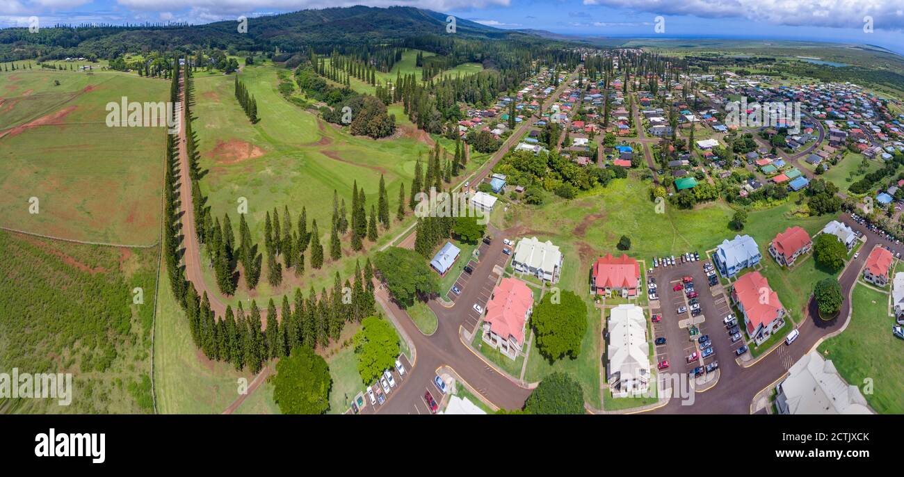 Lanai aerial hires stock photography and images Alamy