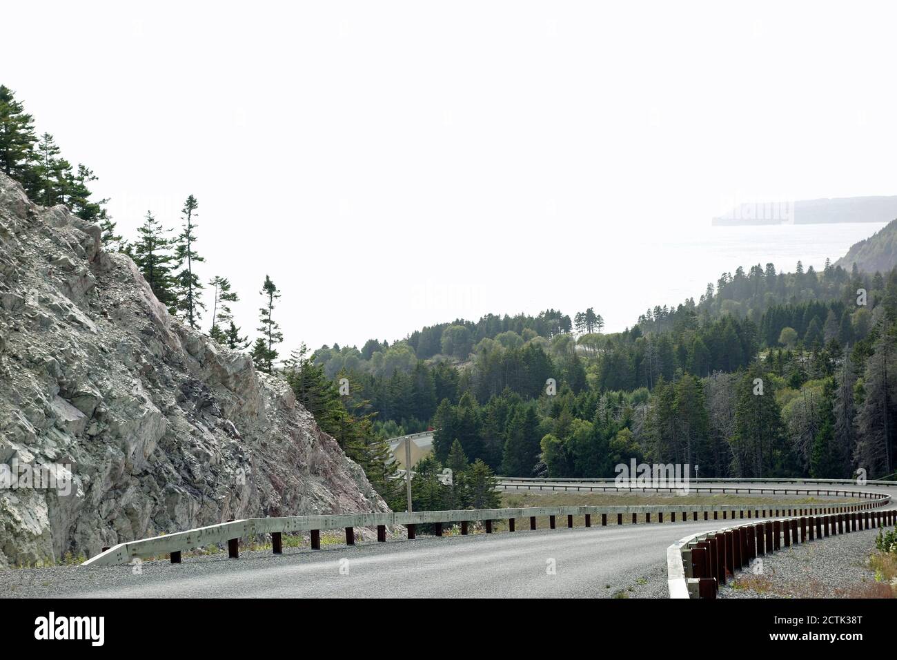 Fundy Trail Parkway auto trail; new Brunswick; Canada Stock Photo
