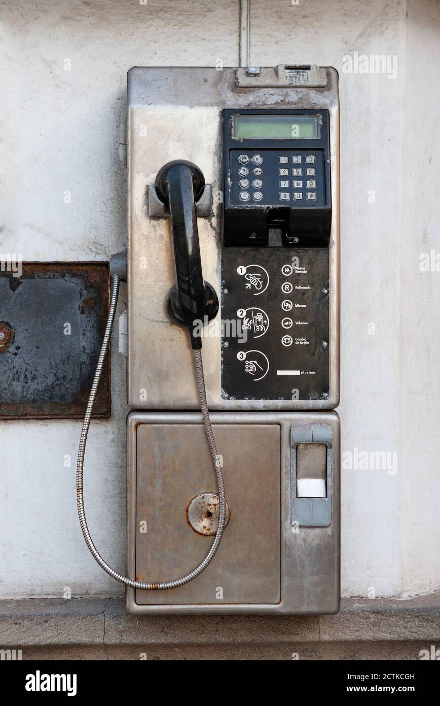 Old fashioned telephone booth hires stock photography and images Alamy