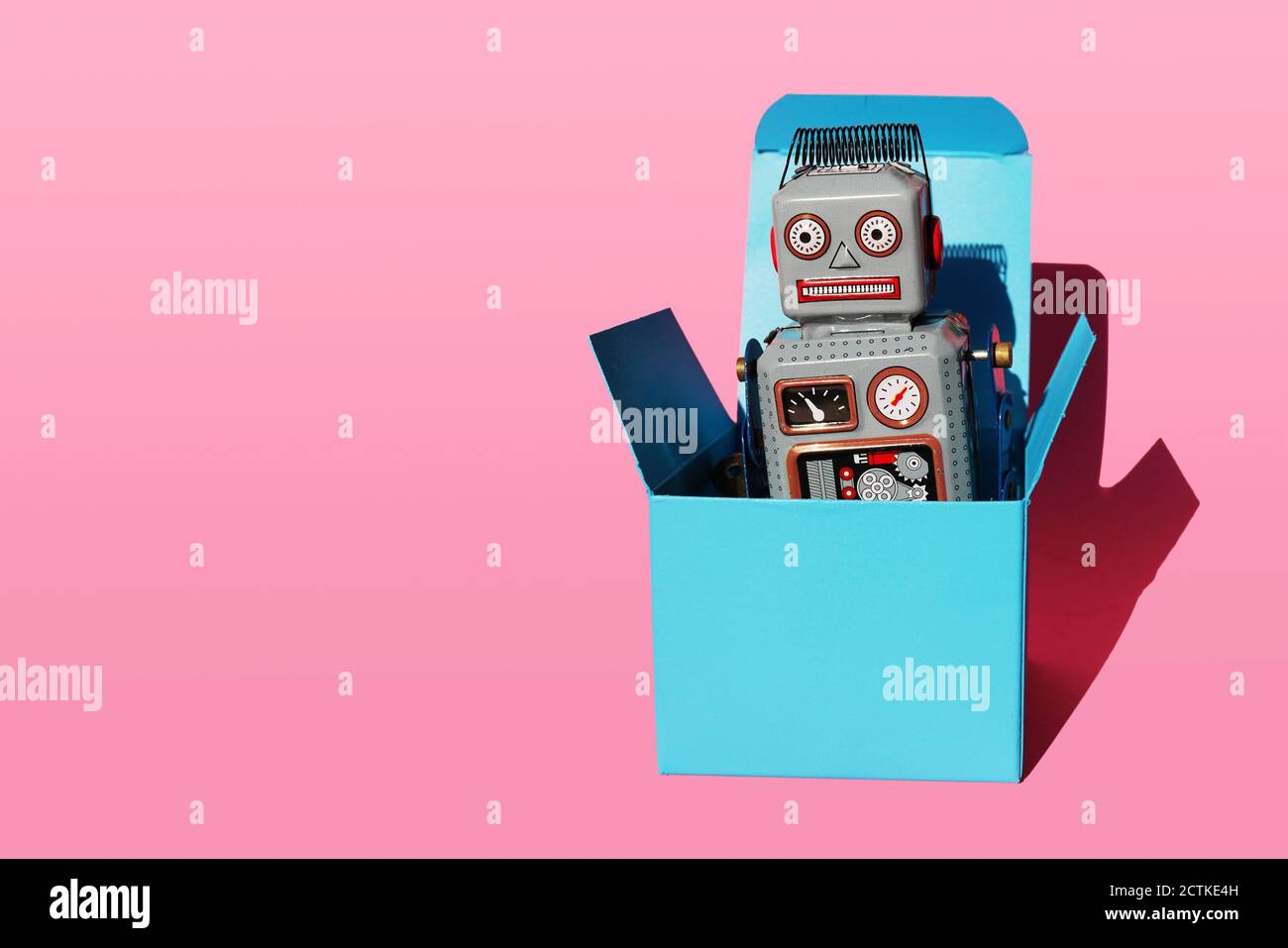 Robot toy box hi res stock photography and images Alamy
