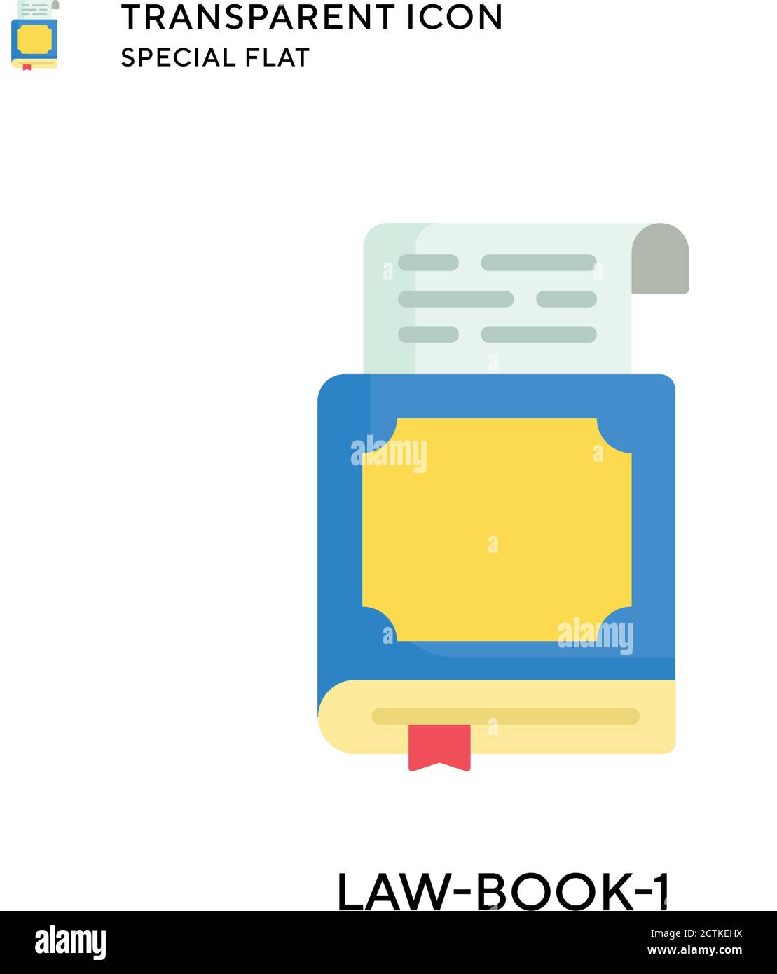 Law-book-1 vector icon. Flat style illustration. EPS 10 vector Stock ...