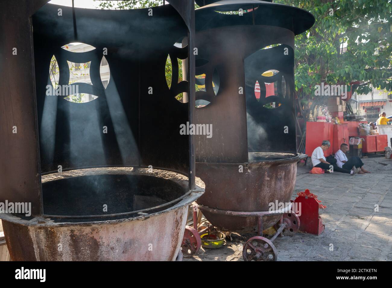 Town, Penang/Malaysia Jul 19 2018 A furnace for burn joss