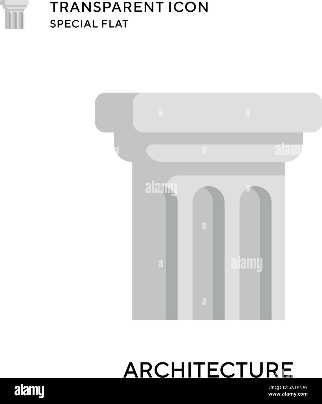Architecture vector icon. Flat style illustration. EPS 10 vector Stock ...
