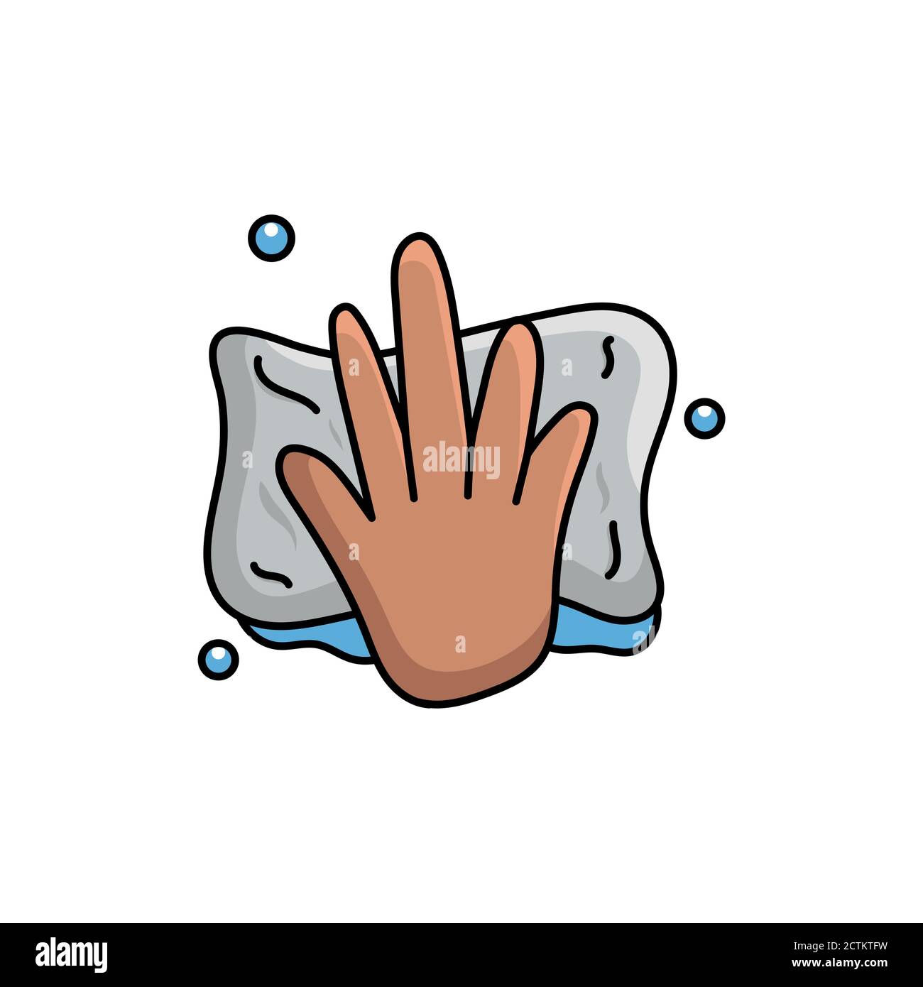 cleaning cloth vector design template illustration Stock Vector Image