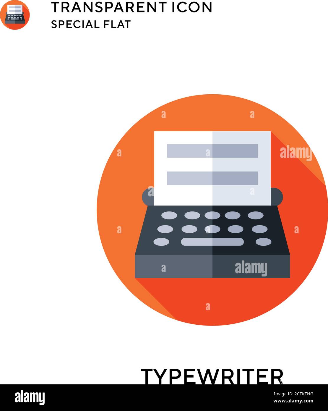 Vintage typewriter overhead Stock Vector Images - Alamy