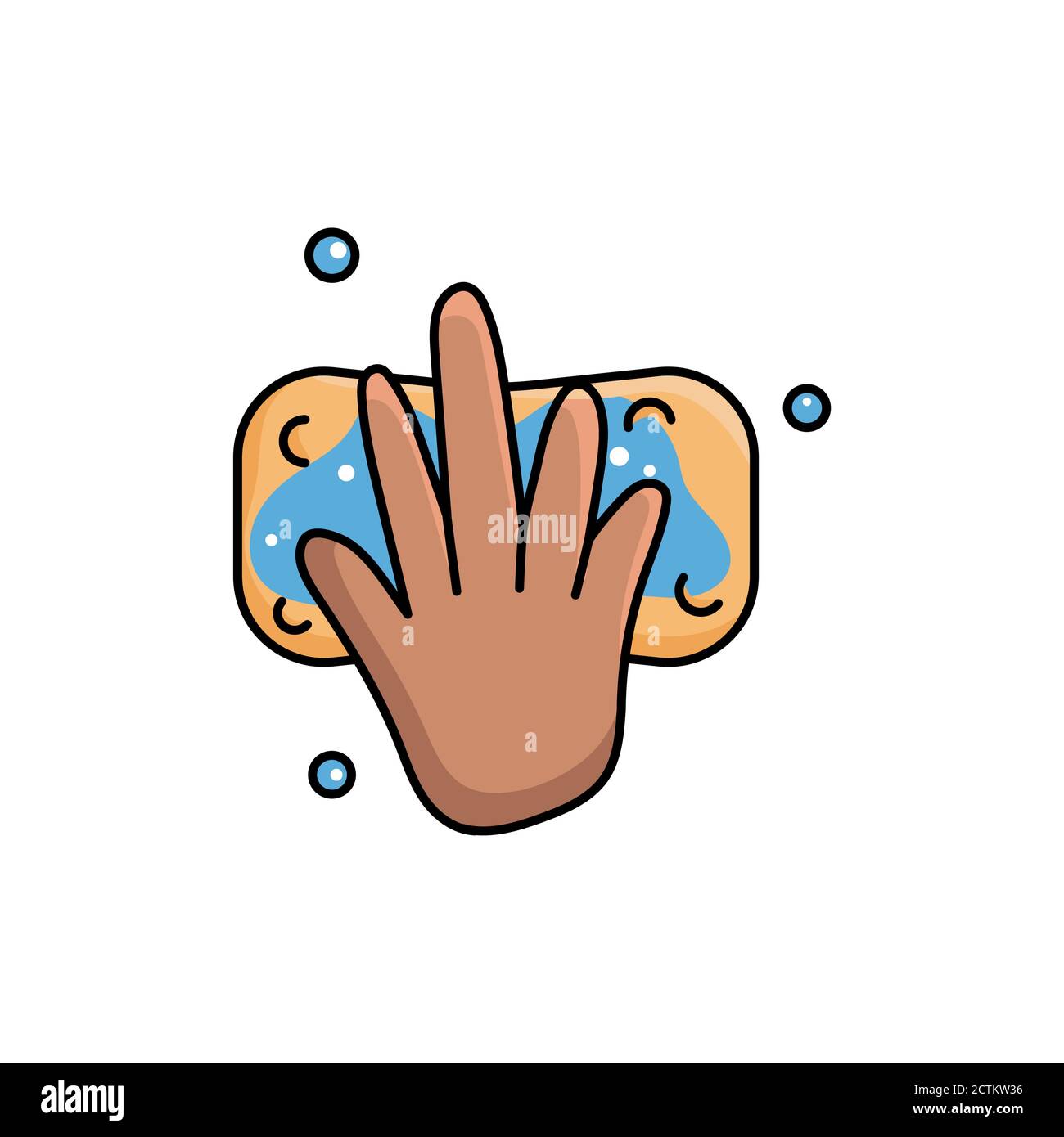 sponge vector design template illustration Stock Vector