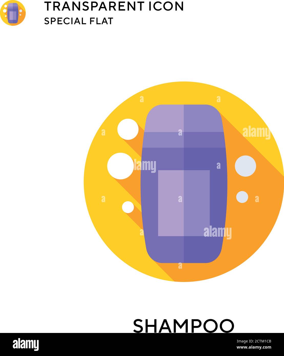 Shampoo vector icon. Flat style illustration. EPS 10 vector Stock ...