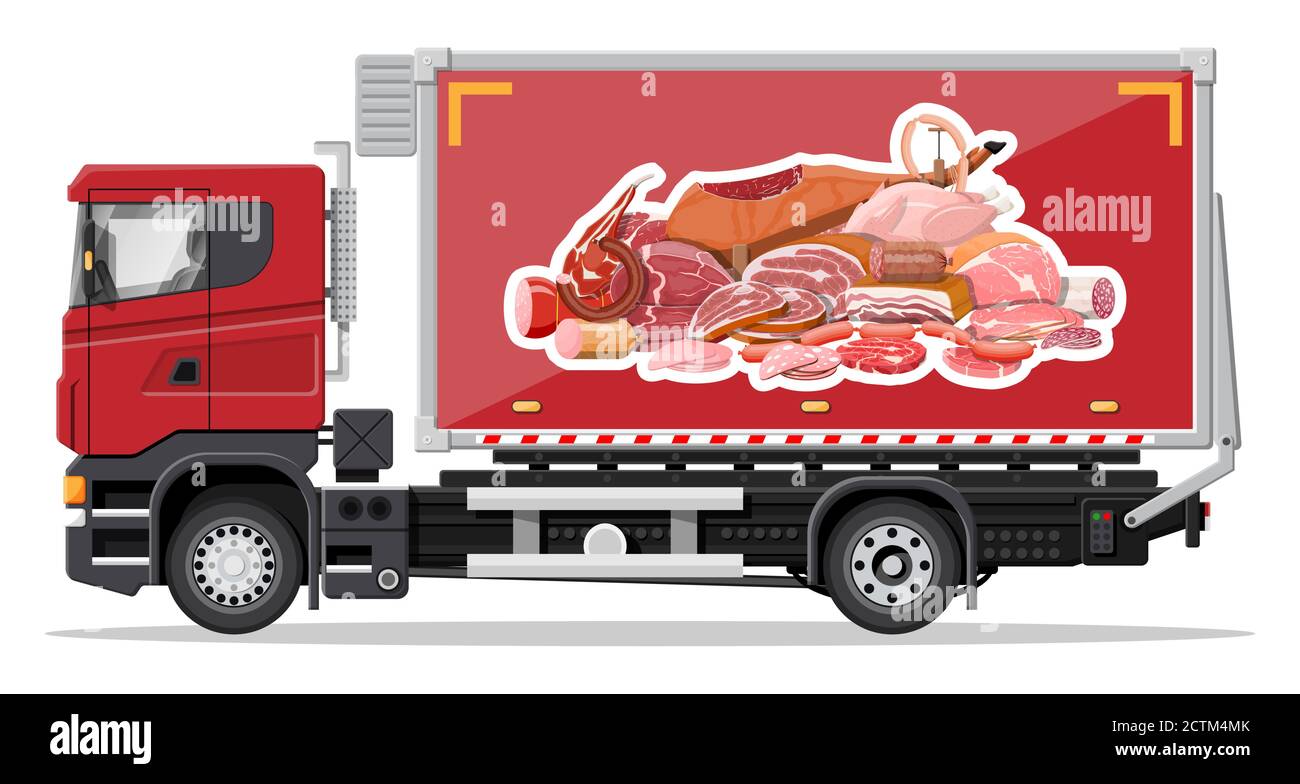 Meat lorry hires stock photography and images Alamy