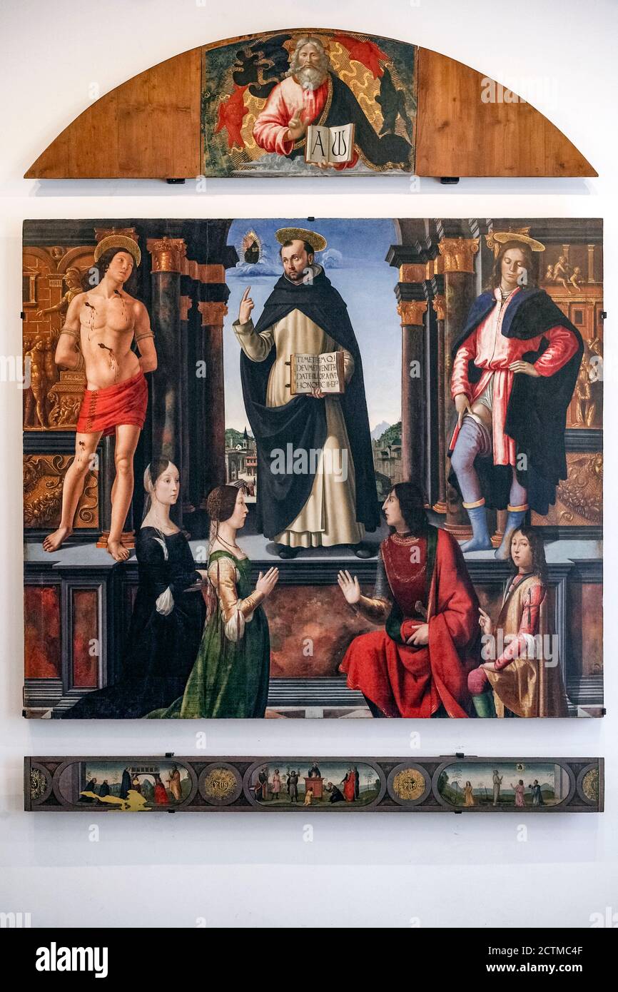 San Vincenzo Ferreri Protettore Dei Pazzi Altarpiece of san vincenzo ferreri hi-res stock photography and images