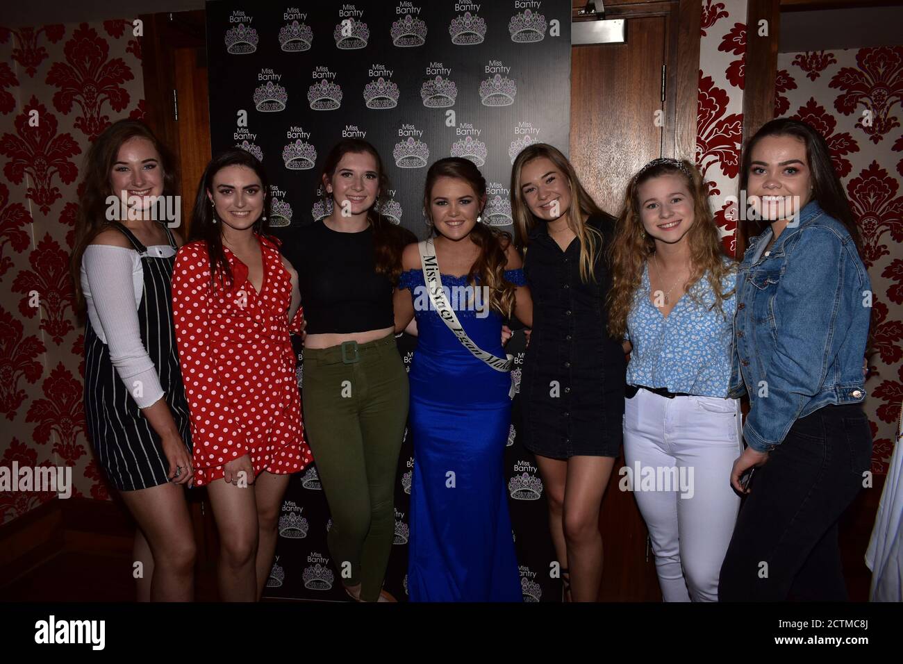 Miss and Mr Bantry 2019 beauty pageant organized by Martina Wiseman. night’s proceeds going to the local Cancer Connect charity. Stock Photo
