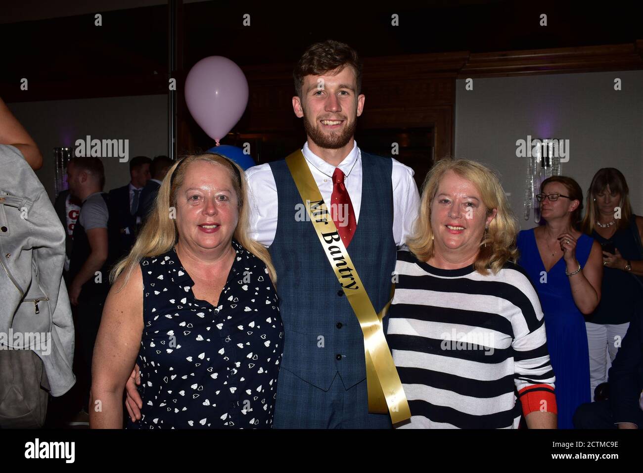 The first ever Mr Bantry 2019 title went to local lawyer Kevin Casey representing Lucey’s Bar. Bantry, Co Cork. Ireland. Stock Photo