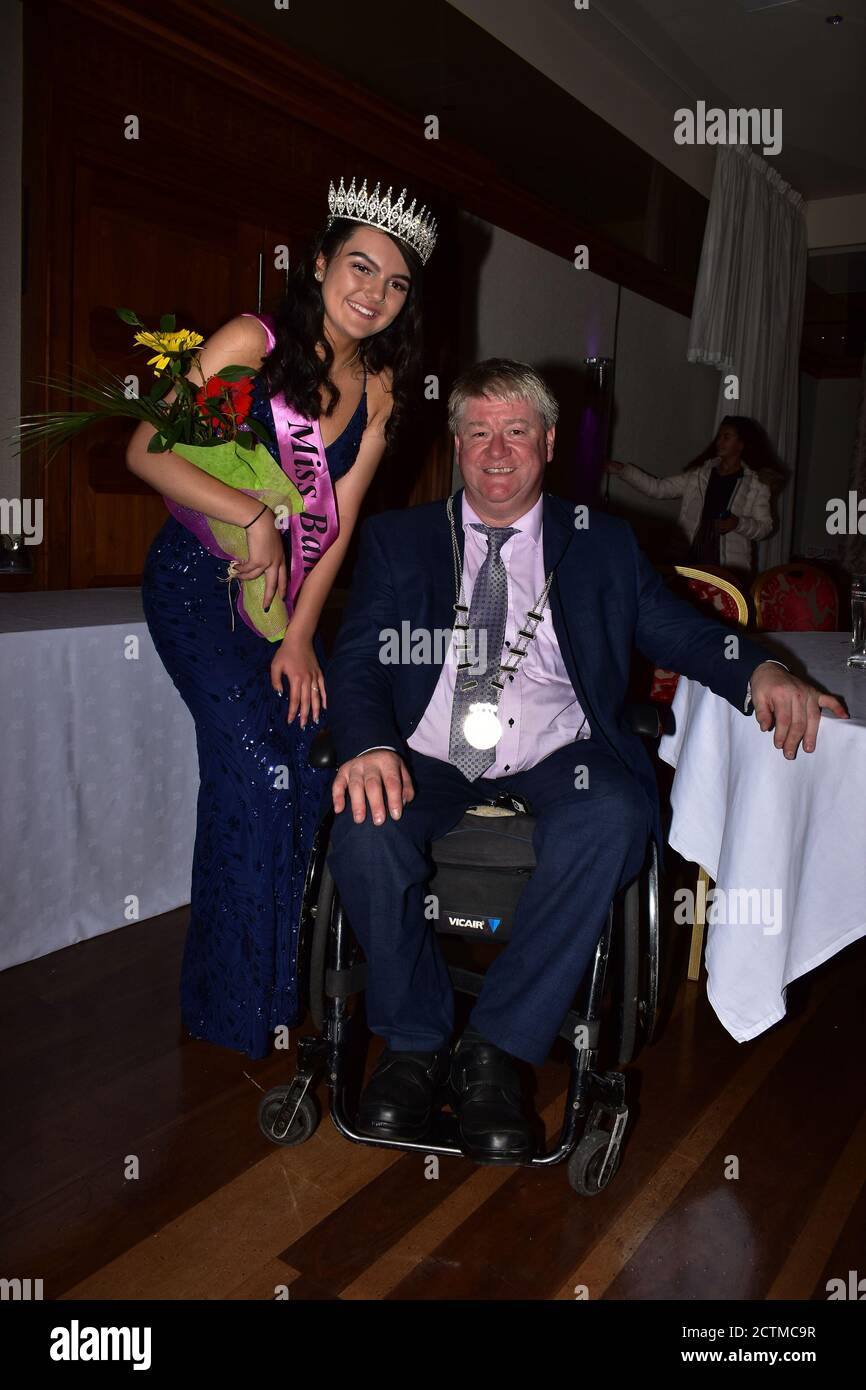 Lillian Kelly, sponsored by Hi-Lites hair and beauty, was declared winner of the 2019 Miss Bantry competition. Bantry, Co Cork. Ireland. Stock Photo
