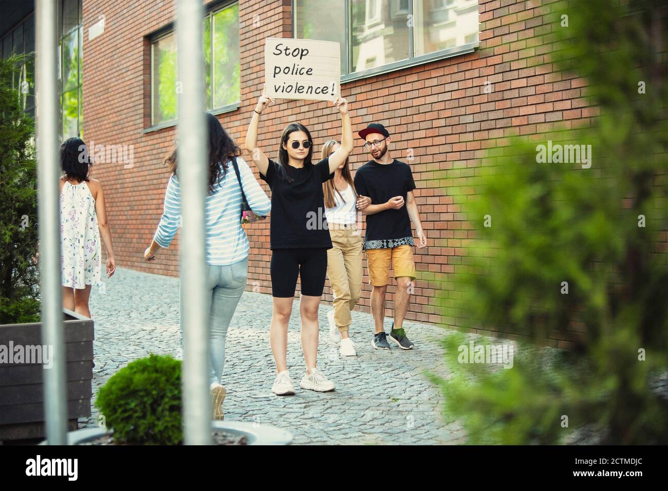 Stop police violence hi-res stock photography and images - Alamy