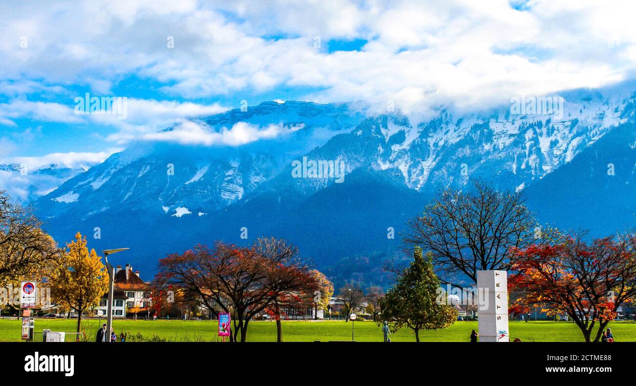 Interlaken village hi-res stock photography and images - Alamy