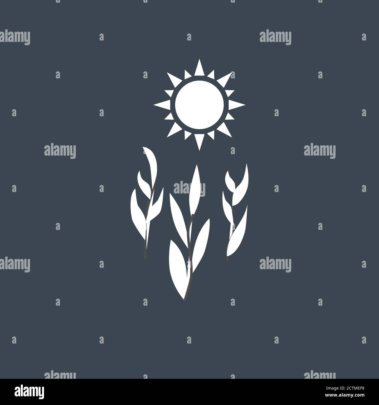 Growth Under the Sun Stock Vector
