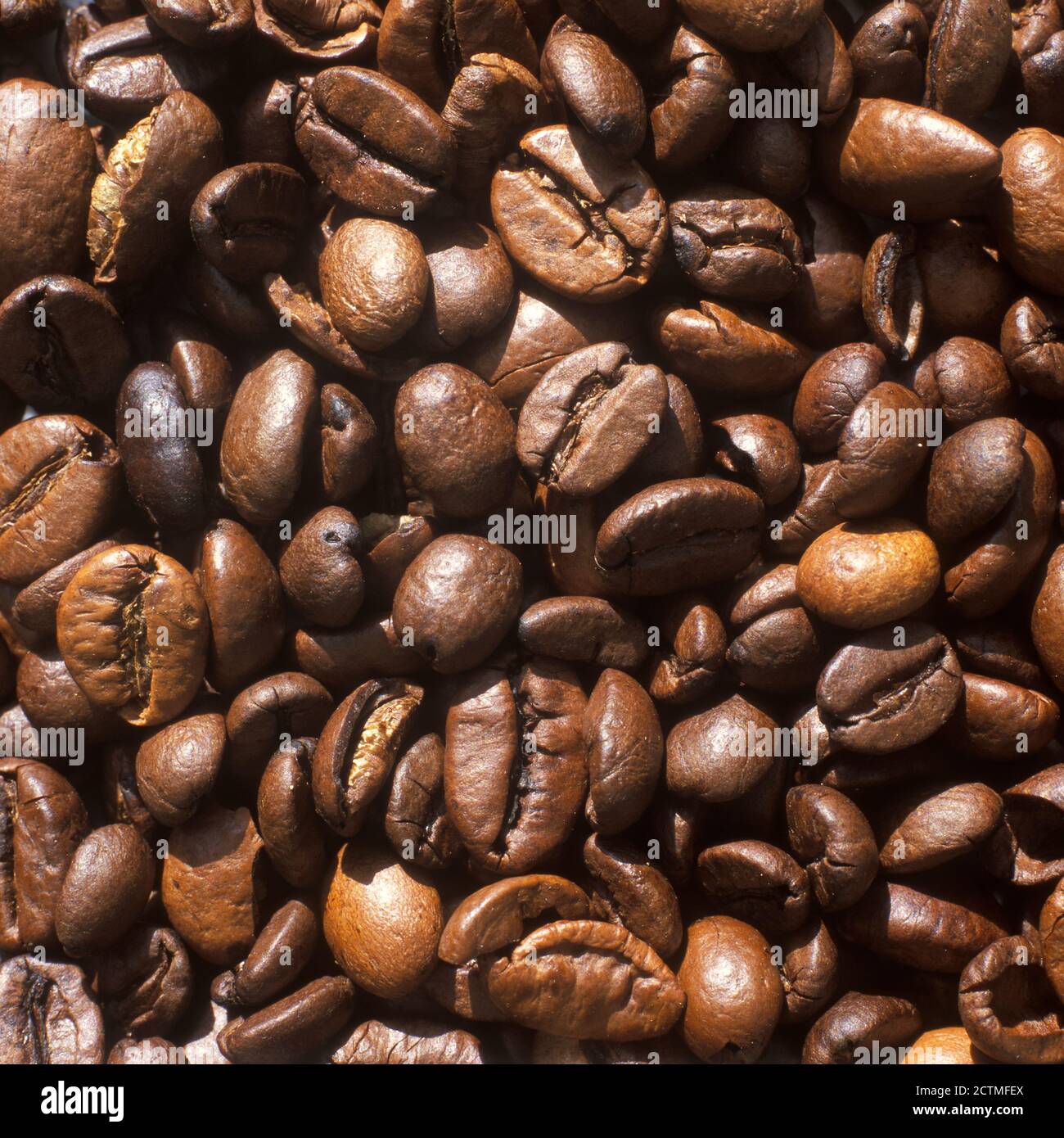 geröstete Kaffebohnen Stock Photo