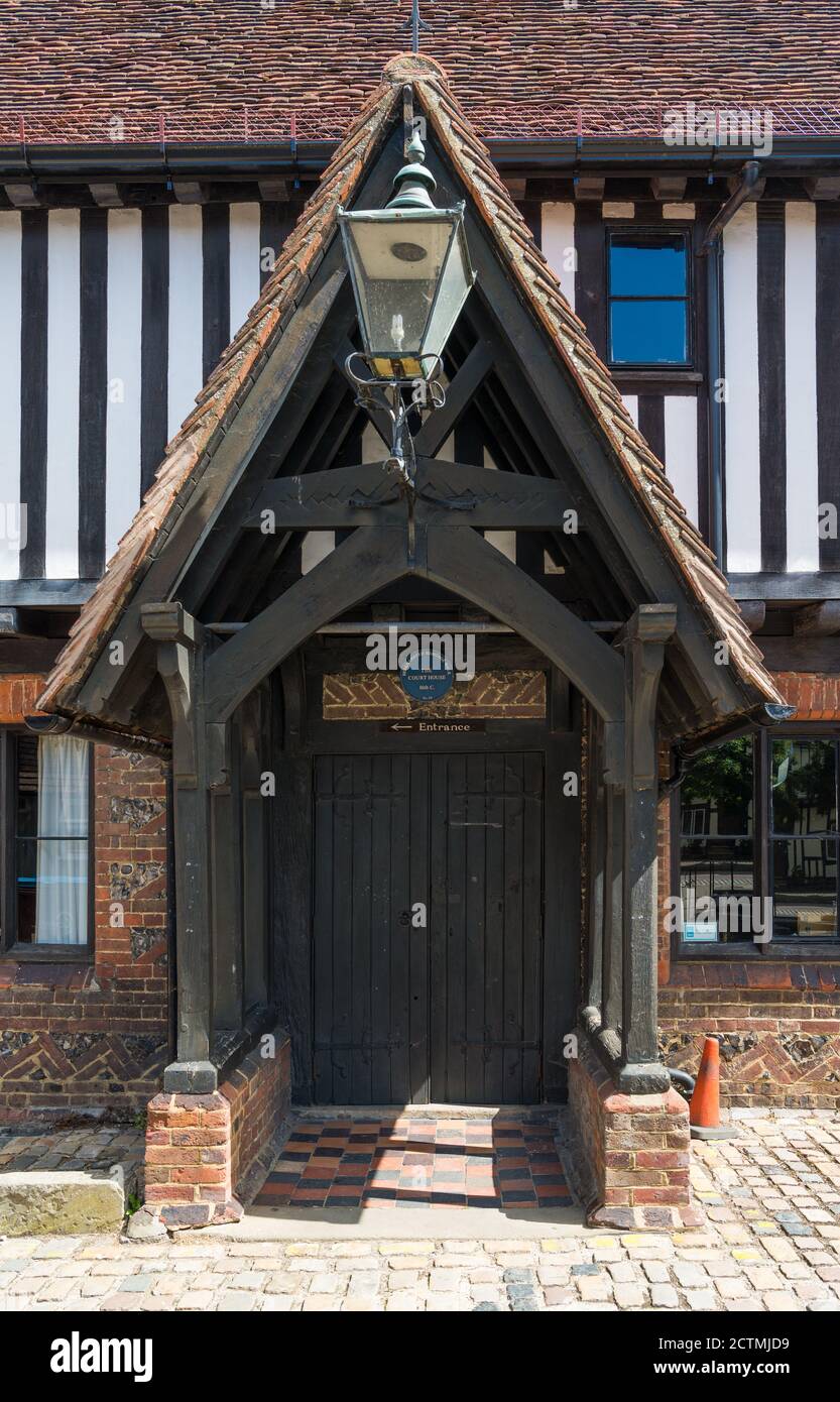 The 16th century Court House, Berkhamsted, Hertfordshire, England, UK Stock Photo