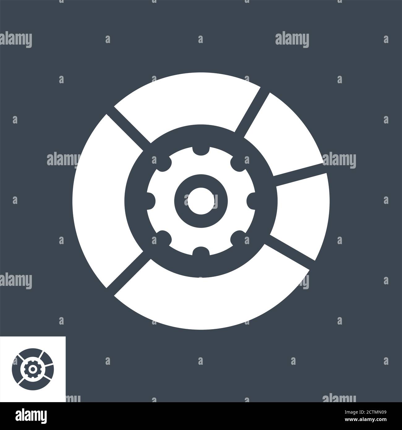 Data Menagement Vector Glyph Icon Stock Vector