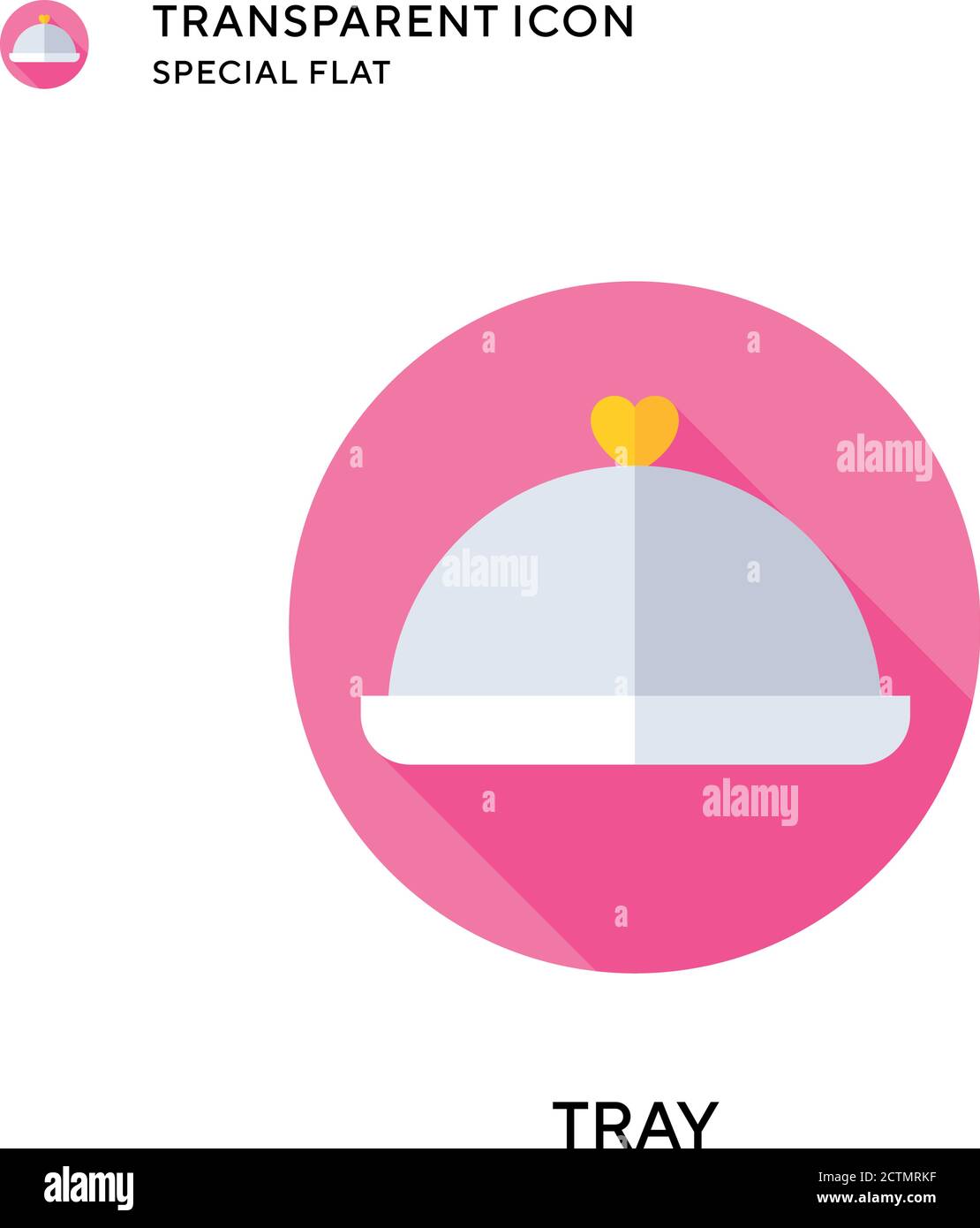 Tray vector icon. Flat style illustration. EPS 10 vector Stock Vector ...