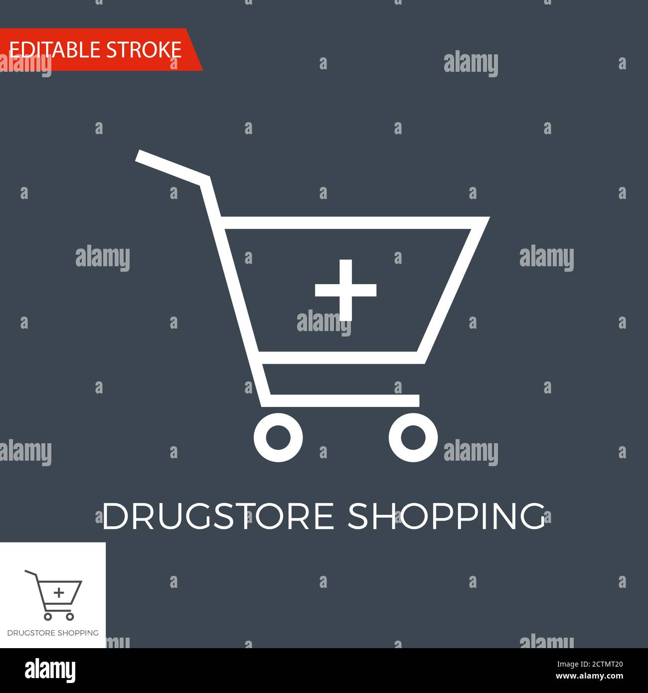 Medication shopping cart icon hi-res stock photography and images - Alamy