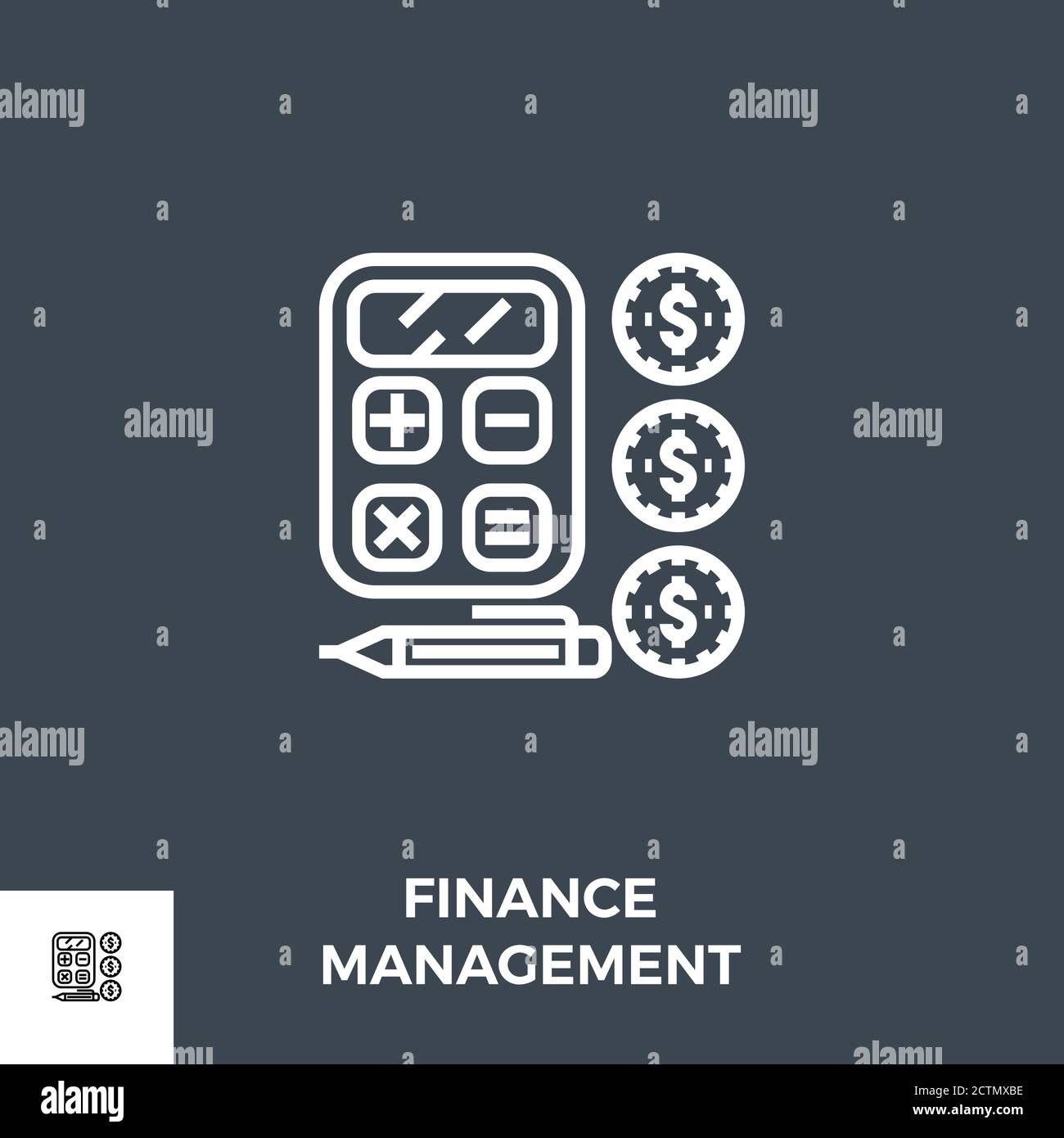 Calculator business concept finance Stock Vector Images - Alamy