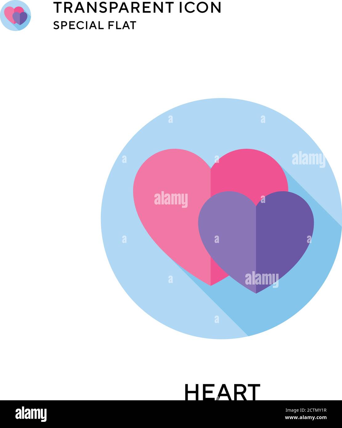 Heart vector icon. Flat style illustration. EPS 10 vector Stock Vector ...
