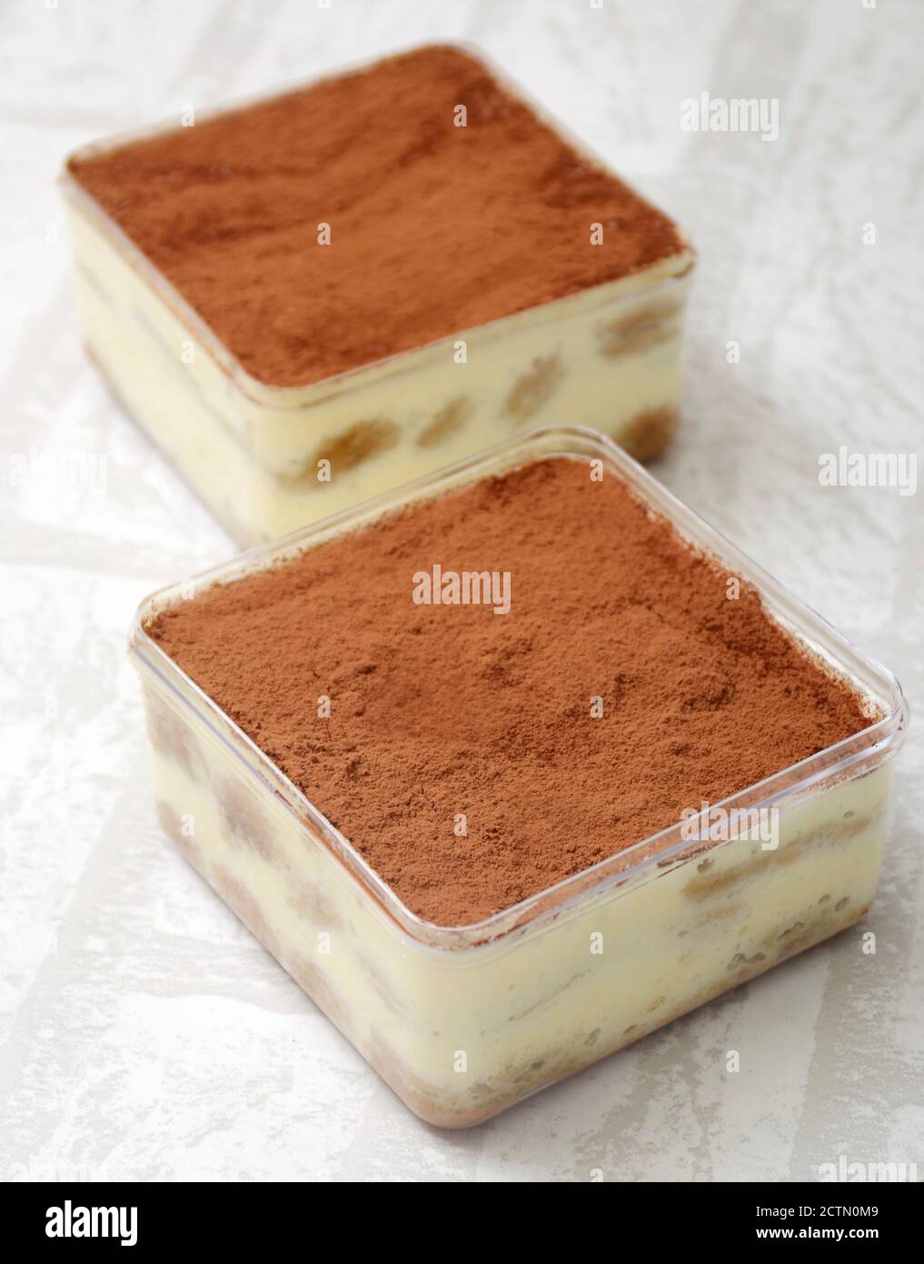 Delicious Tiramisu cake in a jar Stock Photo Alamy