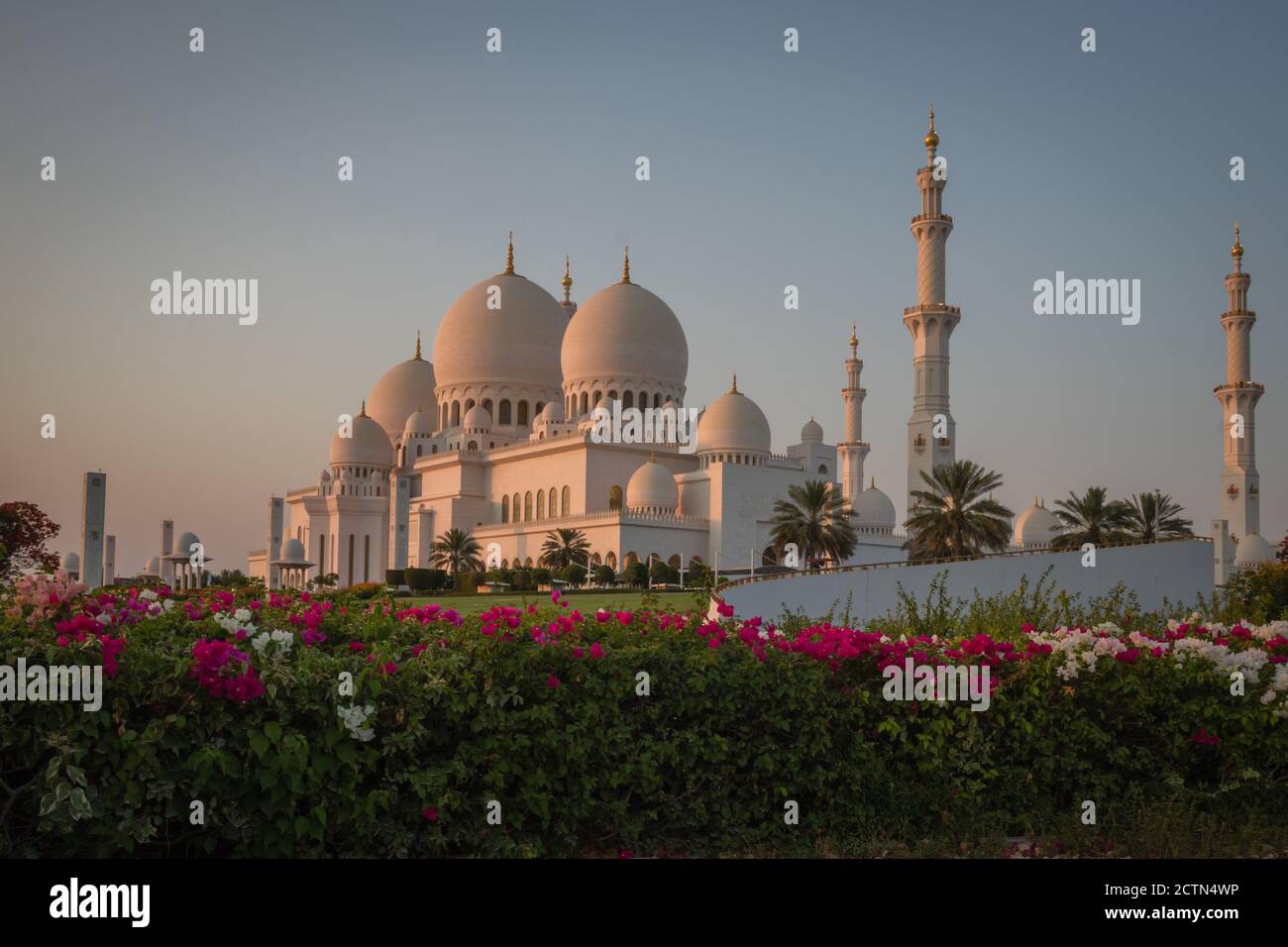 Sheikh Zayed Geand Mosque in Abu Dhabi Stock Photo