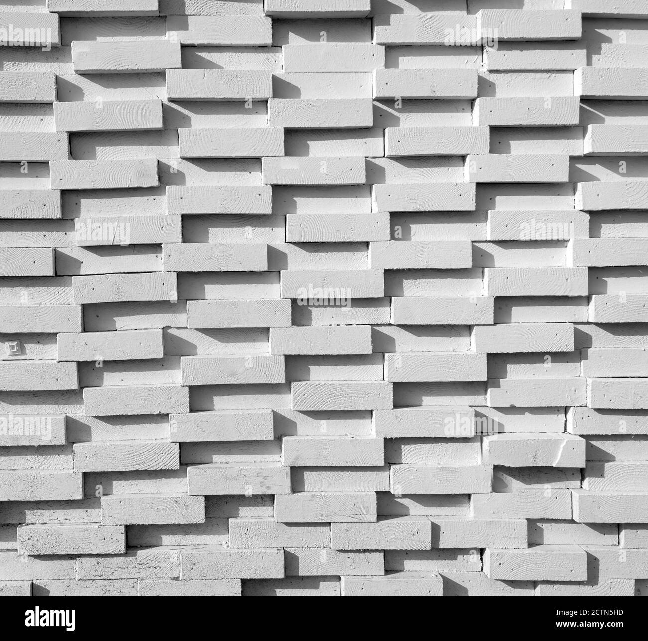 Background of old empty white brick wall texture Stock Photo - Alamy