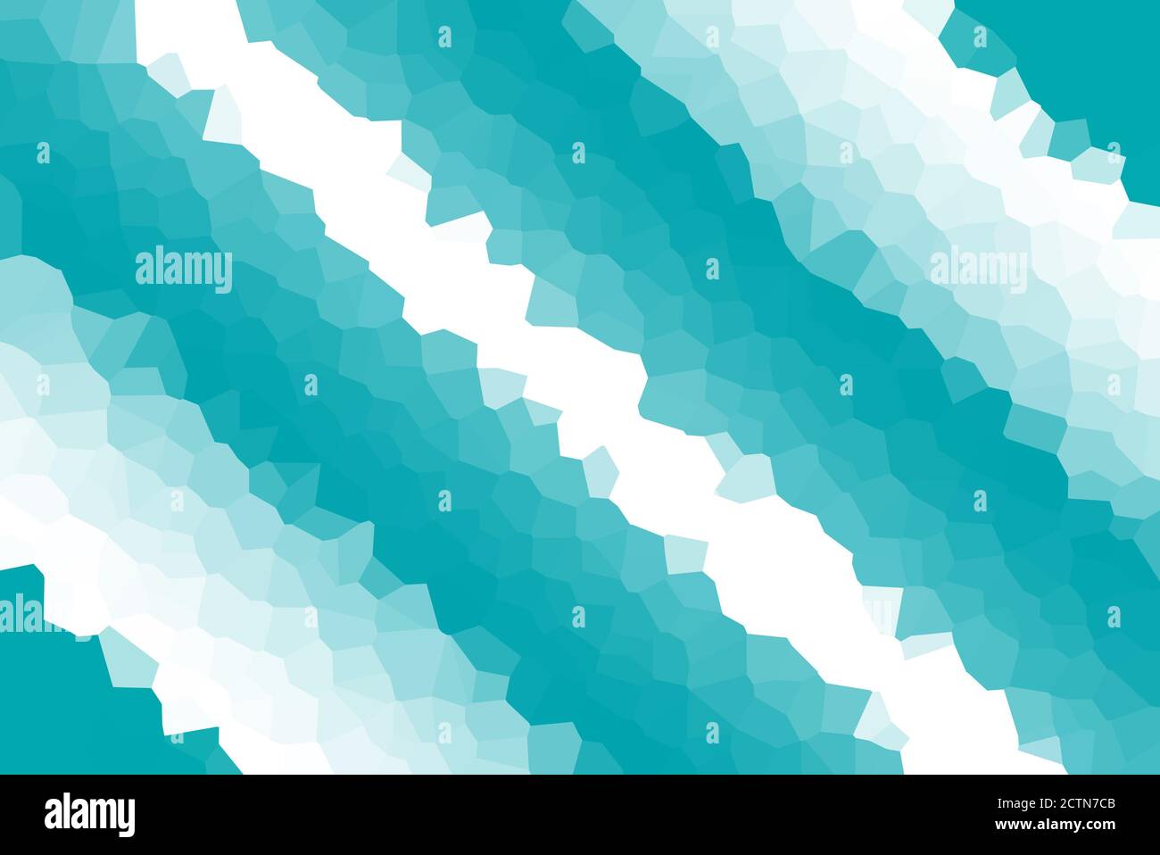 Cyan Low Poly Gradient Crystallize Stripes Background Illustration Stock Photo