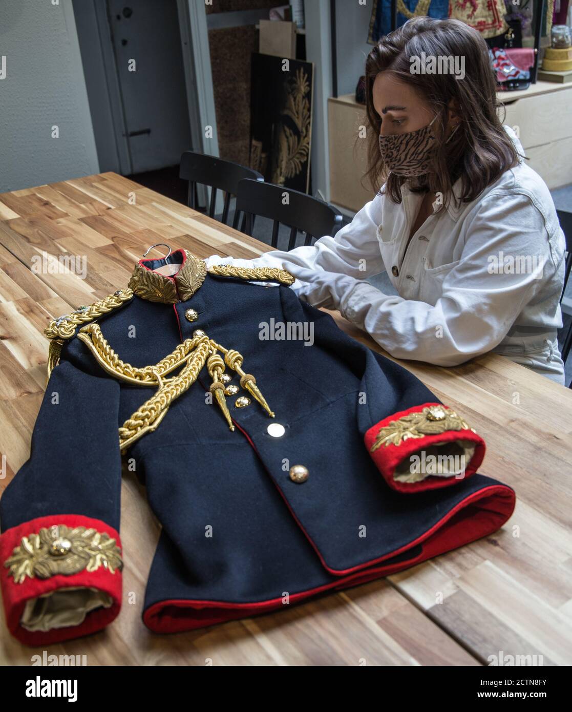 London UK 24 September 2020 Embroiderers to the British Royal Family