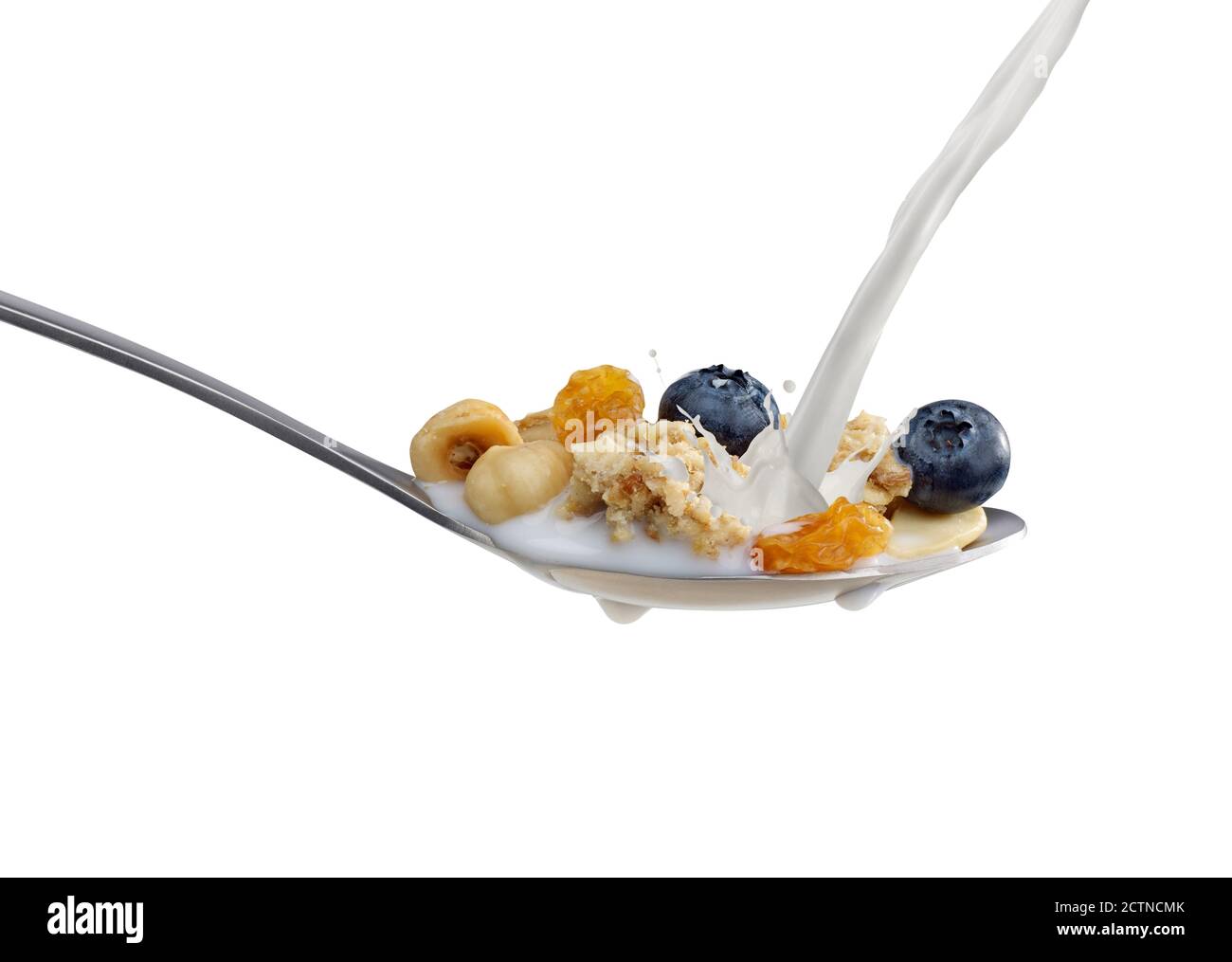 https://c8.alamy.com/comp/2CTNCMK/breakfast-cereal-on-a-spoon-with-milk-pouring-isolated-on-white-2CTNCMK.jpg