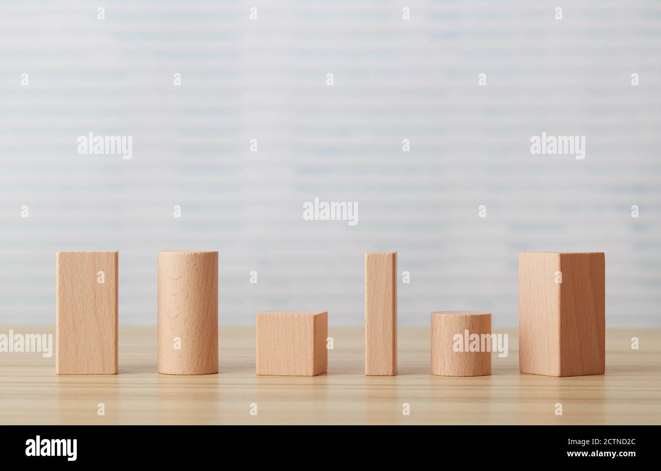 Different wooden forms Stock Photo Alamy