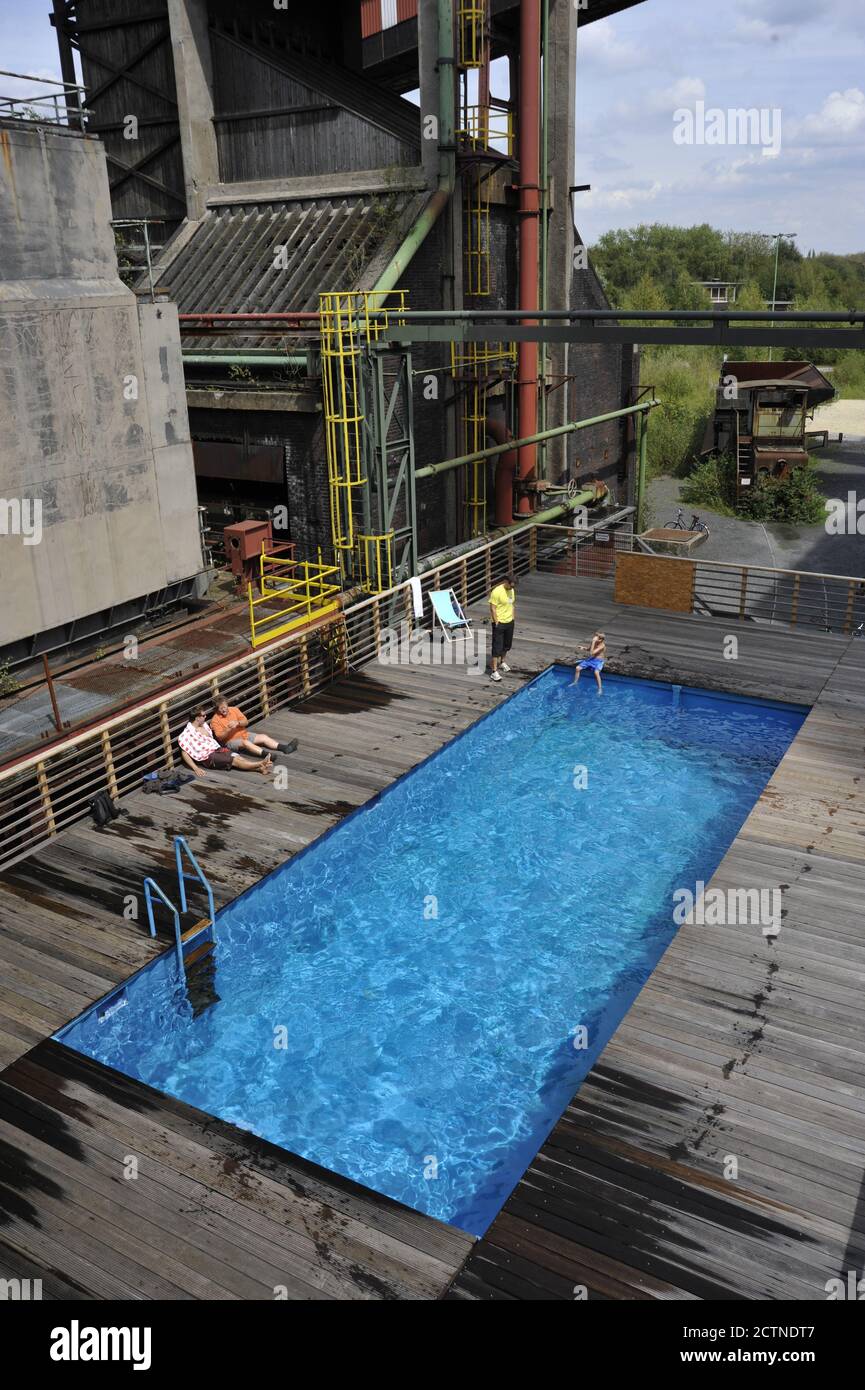 Zollverein Coking Plant Swimming Pool, Essen, Ruhr Area, North