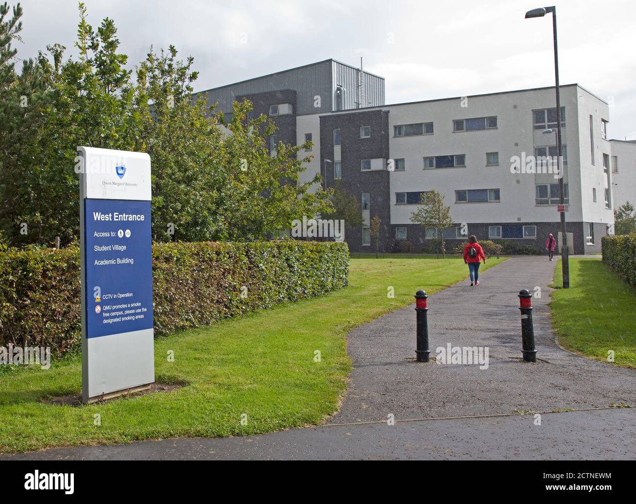 East Lothian, Scotland, UK. 24 September 2020. A number of Queen Margaret University students at the halls of residence in East Lothian have been told to self-isolate as they are believed to have potentially come into contact with at least one peson with a positive case of Covid-19 Coronavirus.This follows reports of several other Scottish Universities informing a number of their students to self-isolate. Scottish Government has announced that students cannot return to stay with parents. Stock Photo