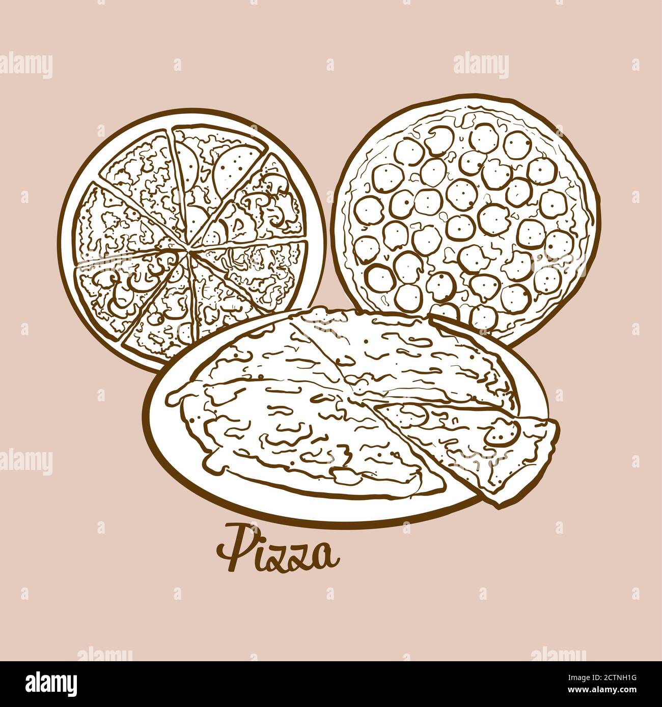 Cartoon drawing oven baked bread hires stock photography and images Alamy