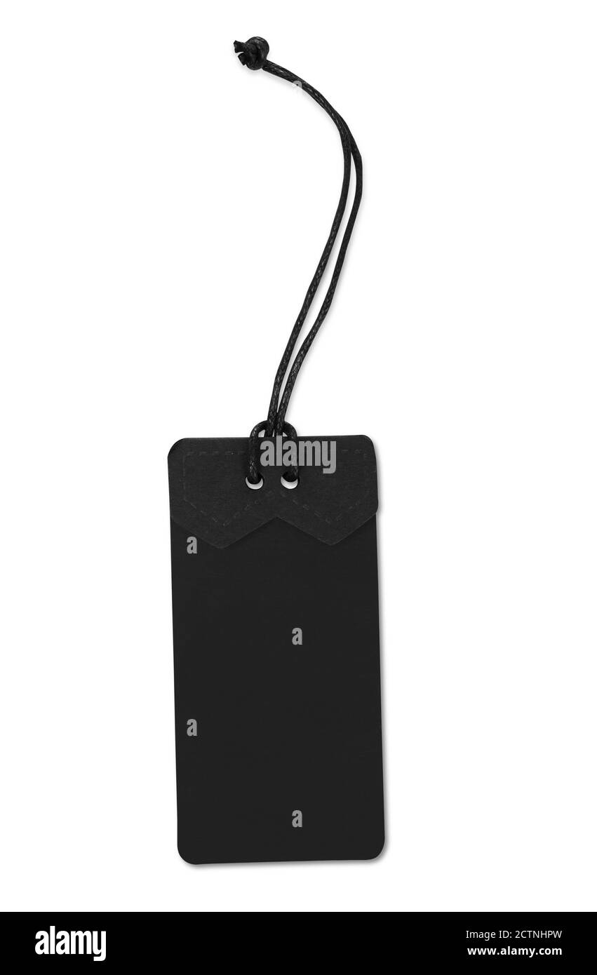 Price tag isolated on white Stock Photo - Alamy