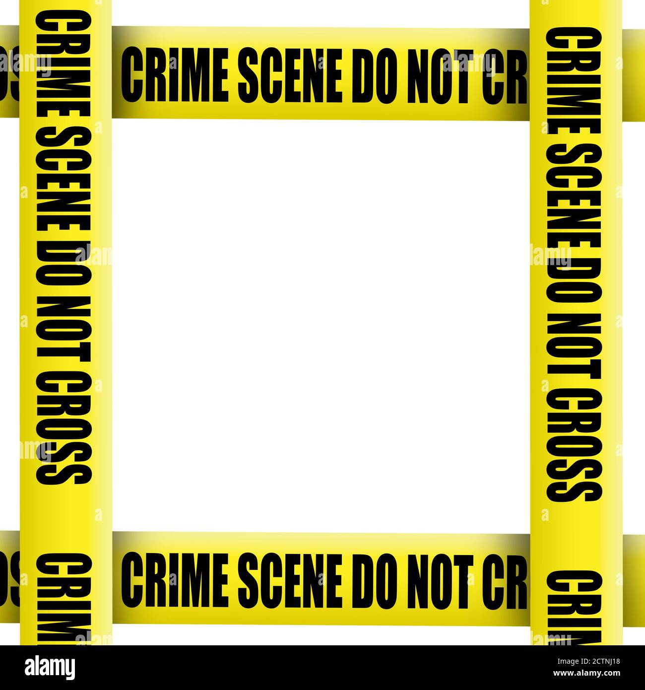 Crime scene tape frame Stock Photo - Alamy
