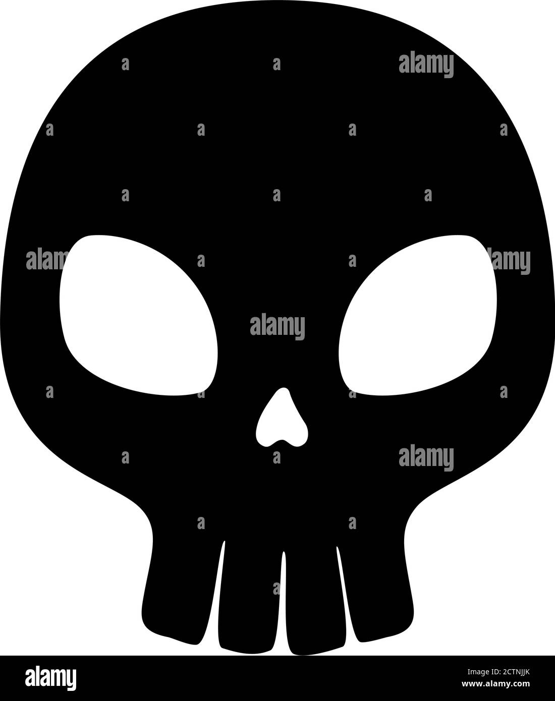 halloween skull cartoon vector design Stock Vector Image & Art - Alamy