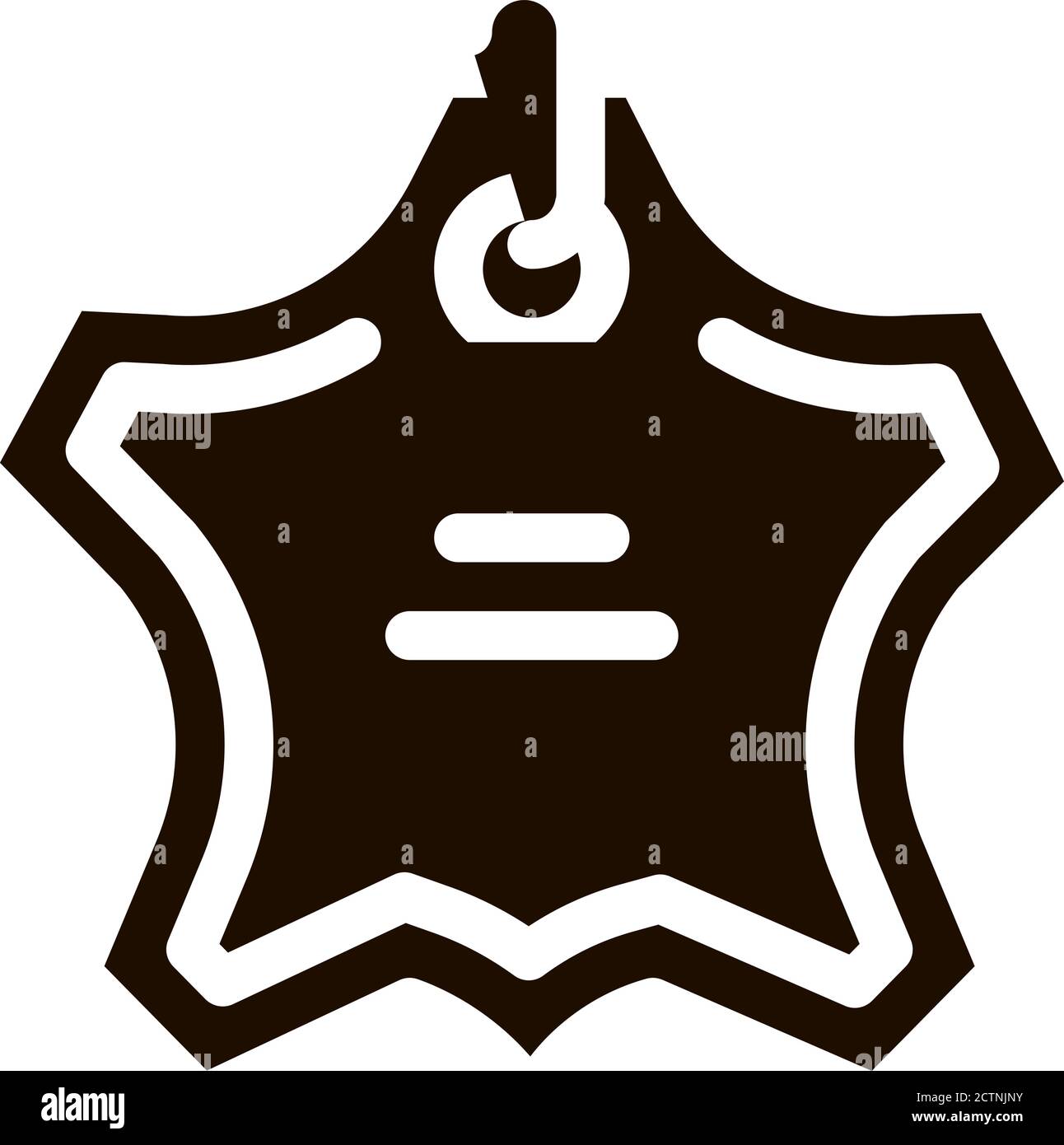 Laundry Service Wear Label Vector Icon Stock Vector