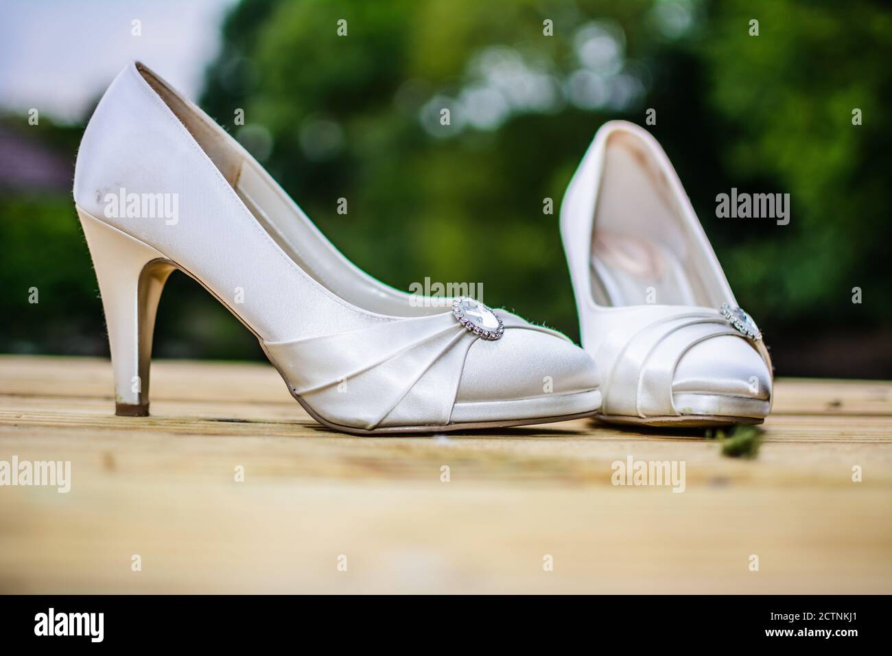 Beautiful wedding shoes Stock Photo - Alamy