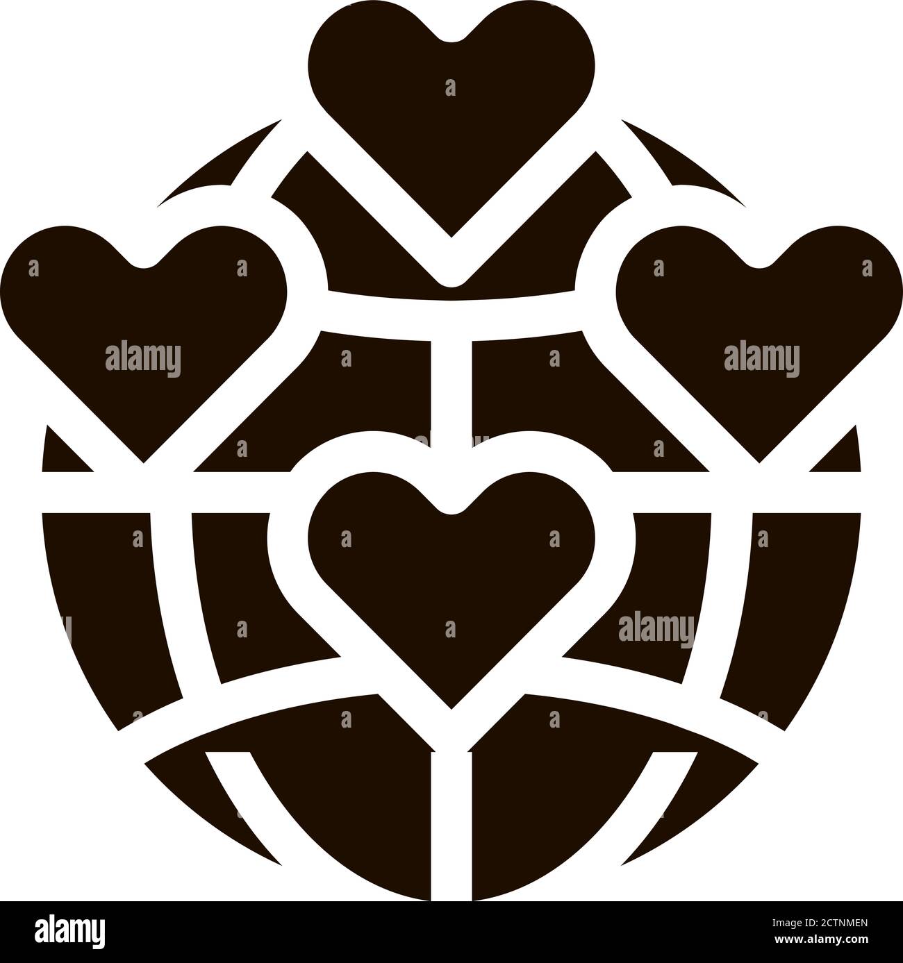 Universe Volunteers Support Vector Icon Stock Vector