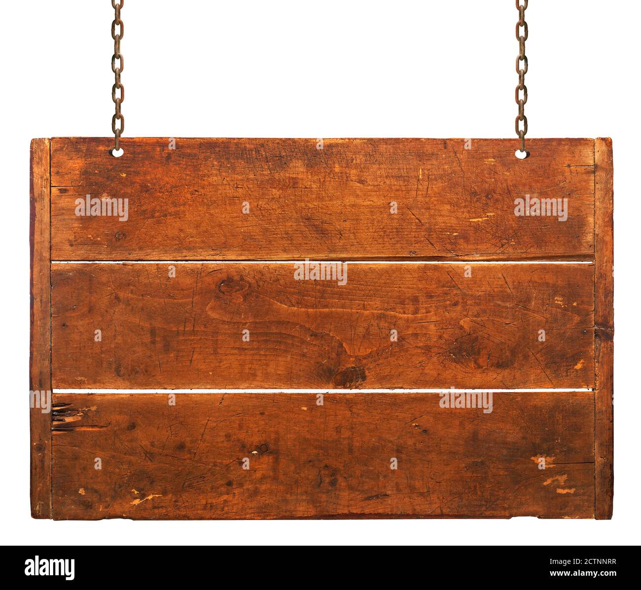 Wood plaque on white background Stock Photo Alamy