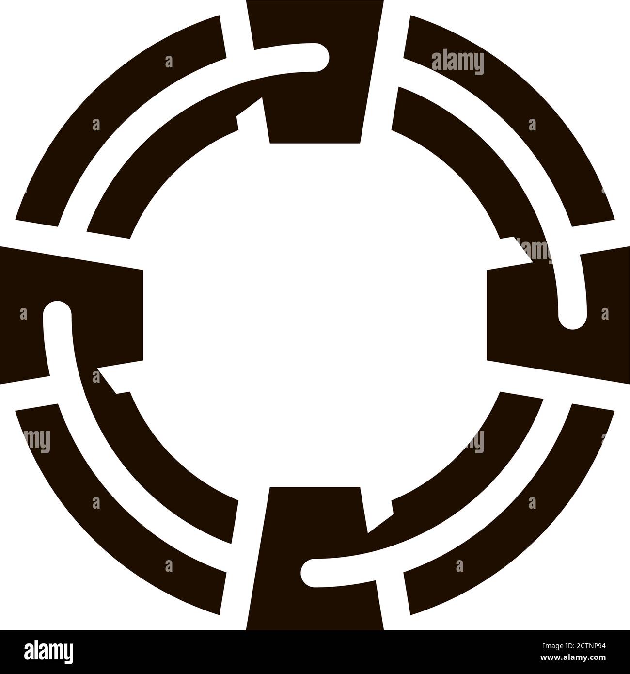 Volunteers Support Life Saver Vector Line Icon Stock Vector