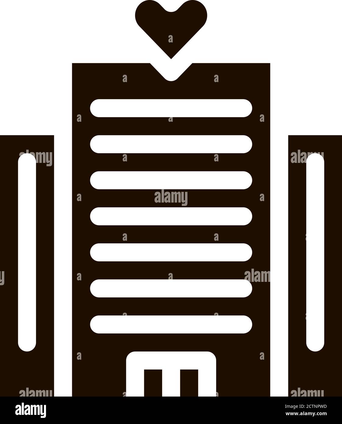 Volunteers Support Building Vector Icon Stock Vector