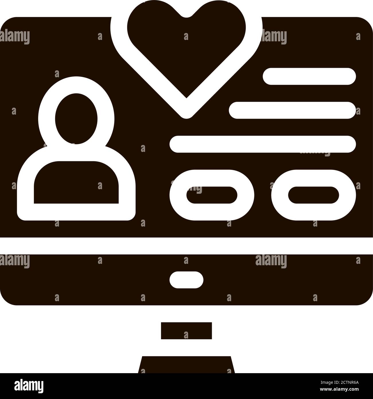 Volunteers Support Website Vector Icon Stock Vector
